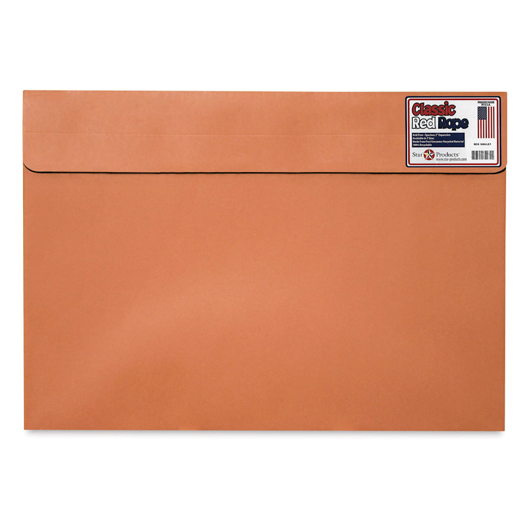 Open in modal - Star Products Wallet Portfolio - 14" x 20" x 2", Red, Without Handles