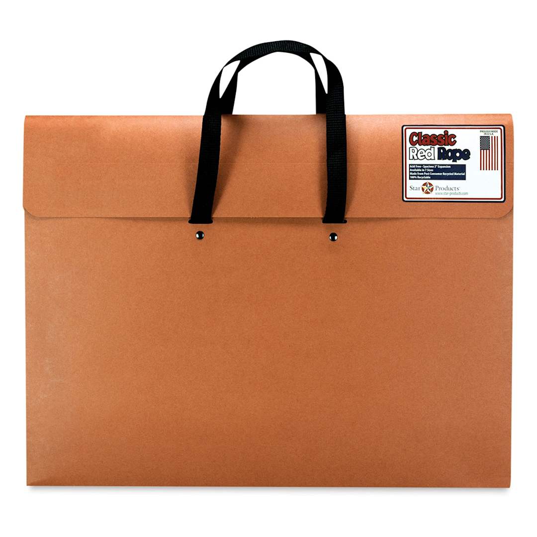 Open in modal - Star Products Wallet Portfolio - 17" x 22" x 2", Red, With Handles