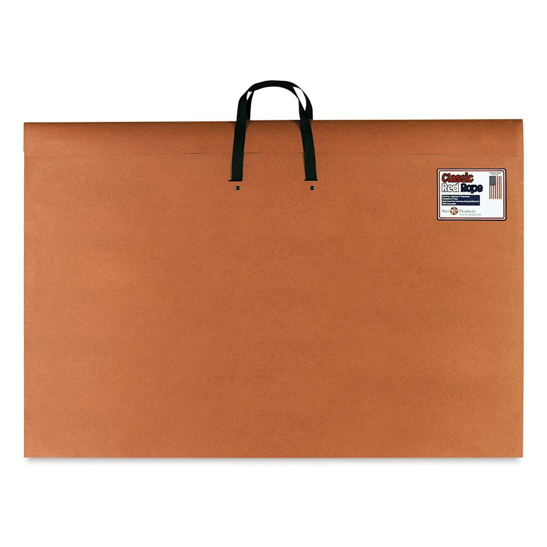 Open in modal - Star Products Wallet Portfolio - 24" x 36" x 2", Red, With Handles