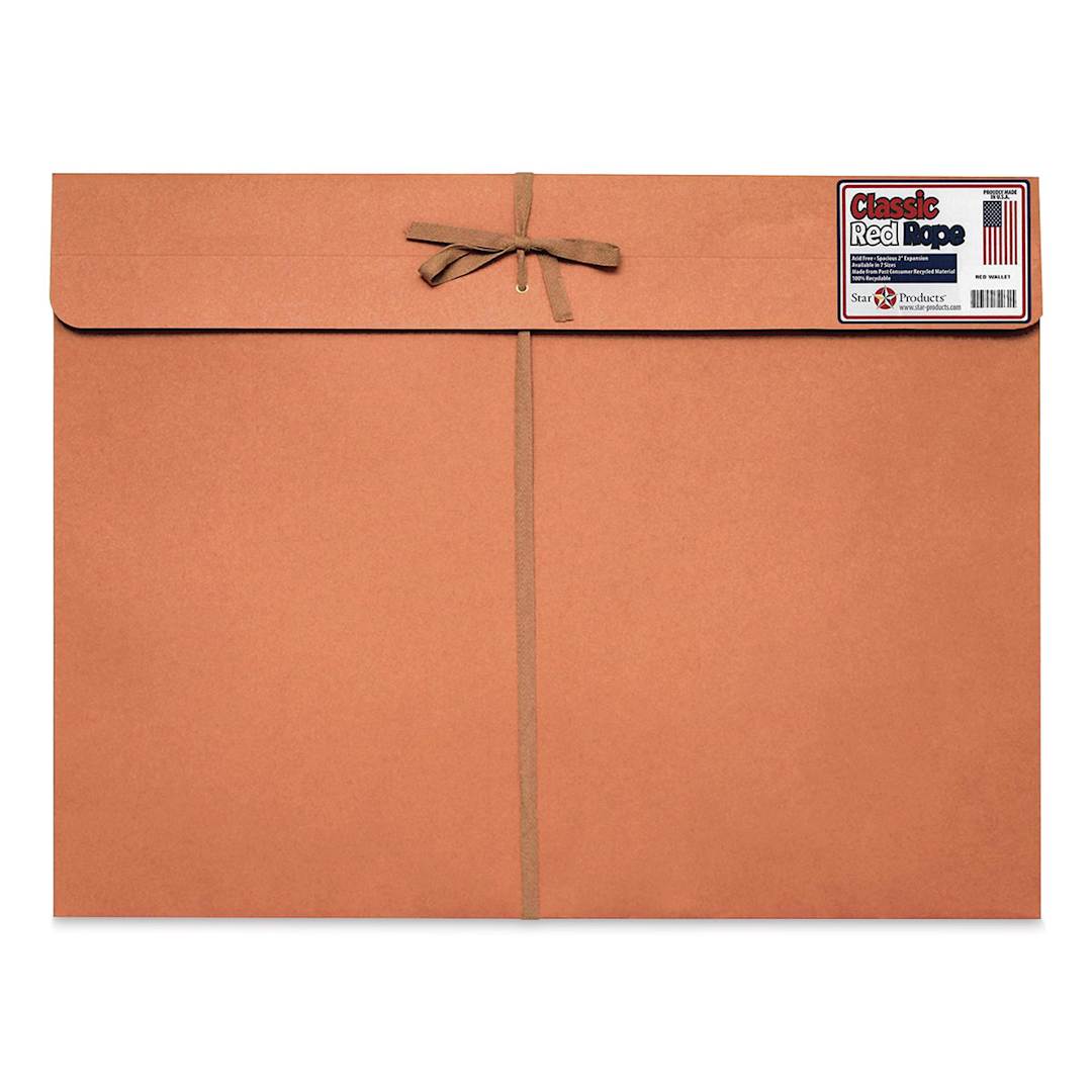 Open in modal - Star Products Wallet Portfolio - 23" x 31", Red