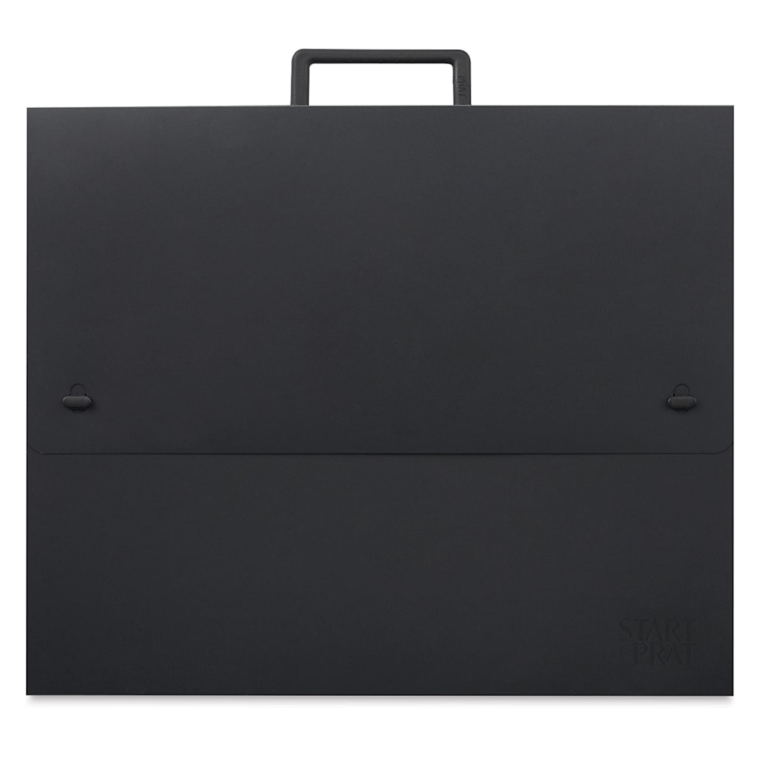Open in modal - Prat Start 0 Essential Portfolio - Front view of Black Portfolio
