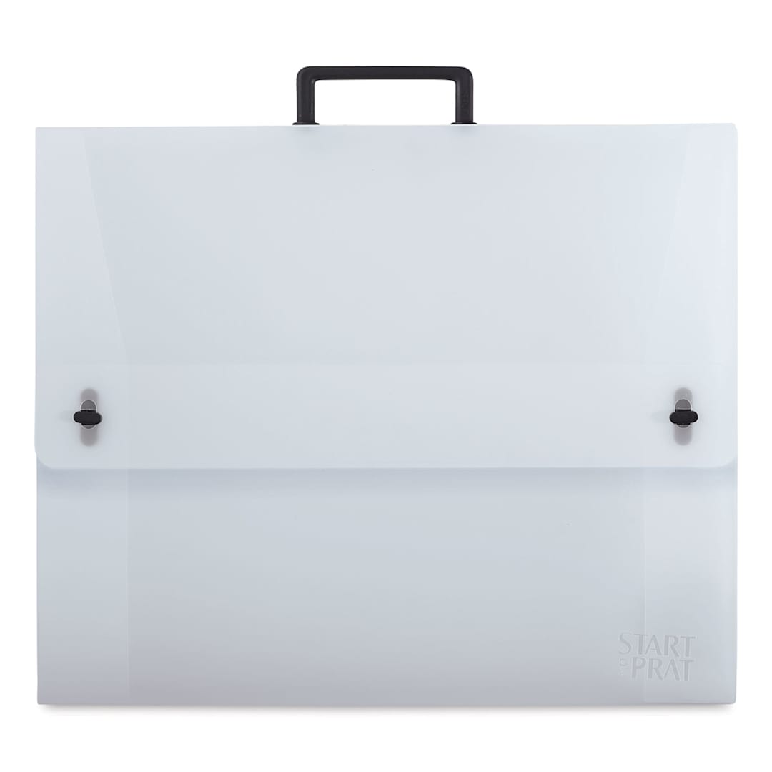 Open in modal - Prat Start 0 Essential Portfolio - Front view of White Portfolio
