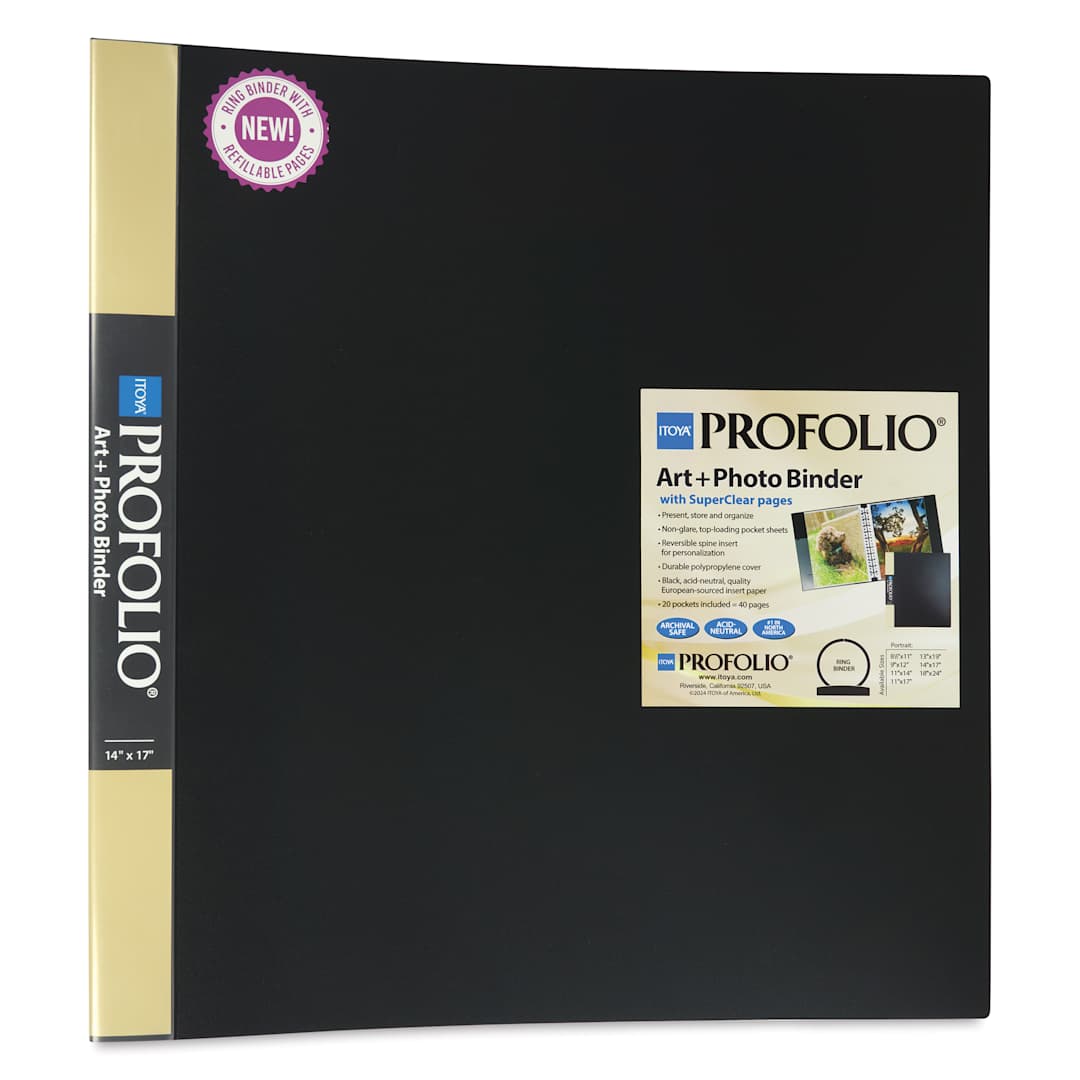 Open in modal - Itoya Art + Photo Binder - 14" x 17", 20 Pages, front cover
