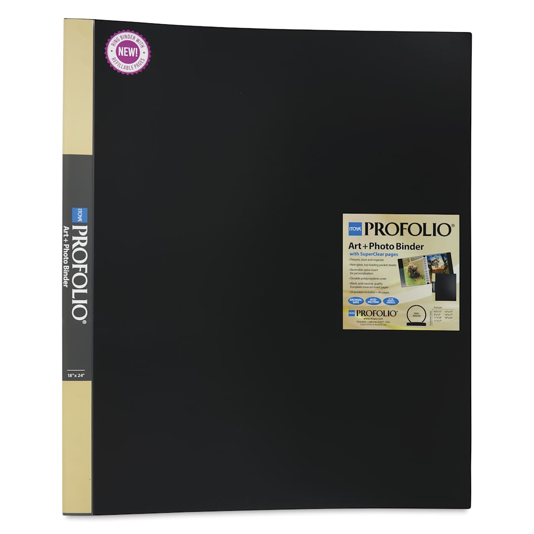 Open in modal - Itoya Art + Photo Binder - 18" x 24", 20 Pages, front cover