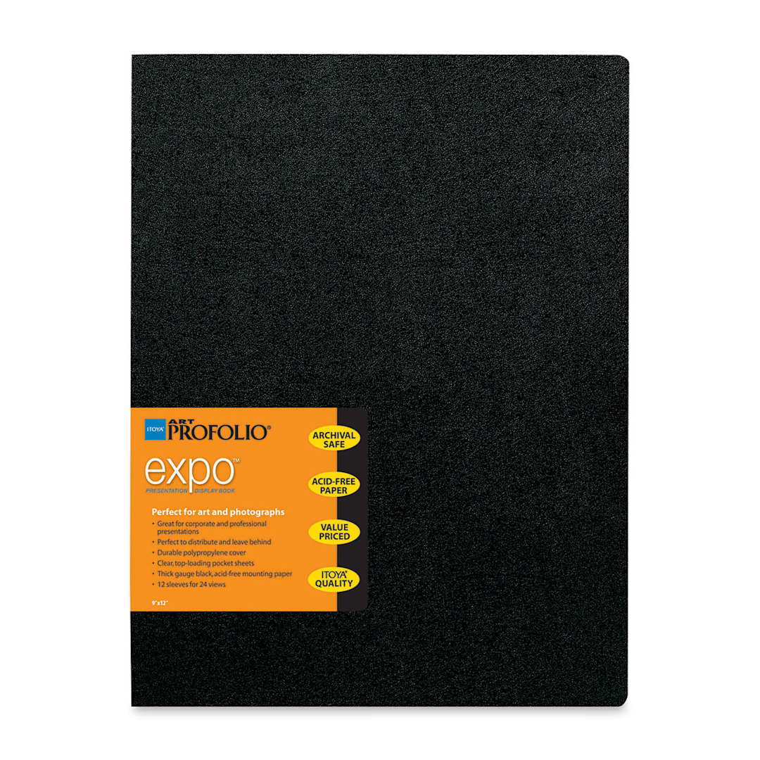 Open in modal - Itoya Art Profolio Expo - 9" x 12", Black, Portrait