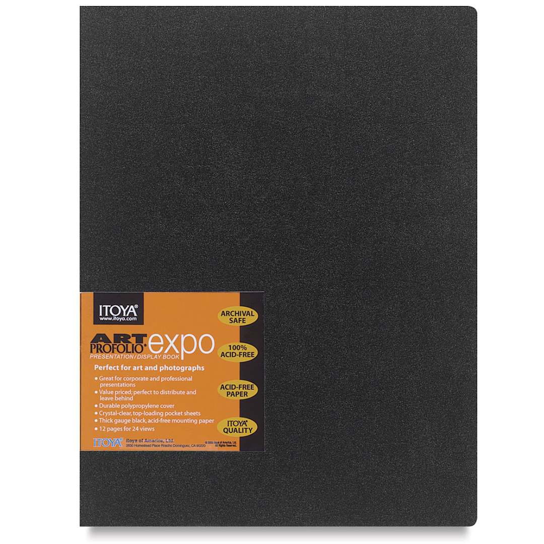 Open in modal - Itoya Art Profolio Expo - 8 1/2" x 11", Black, Portrait