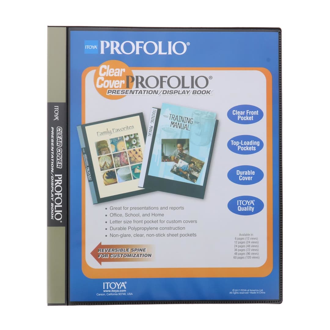 Open in modal - ProFolio with Clear Cover 12-page