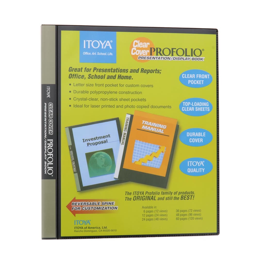 Open in modal - ProFolio with Clear Cover 60-page