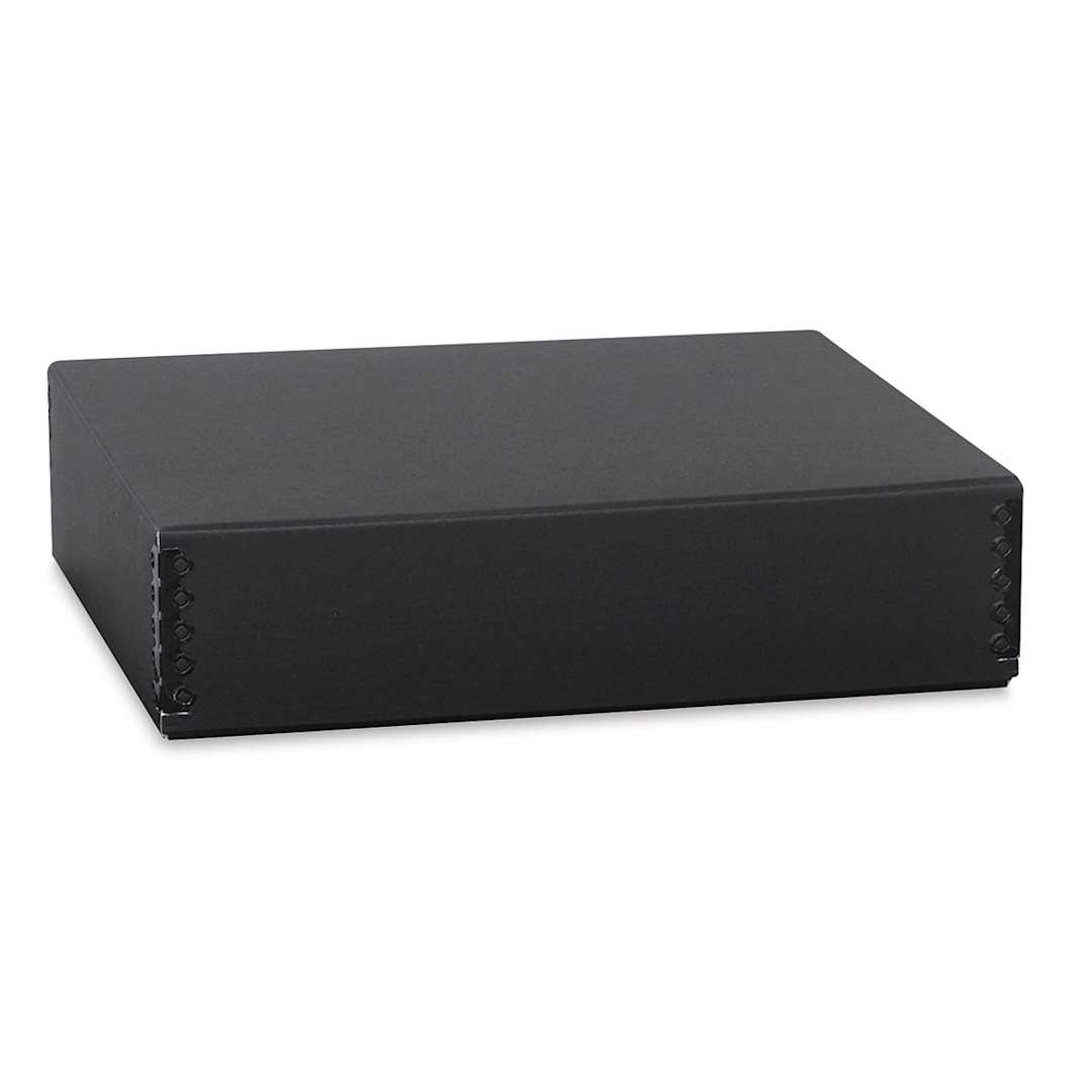 Open in modal - Lineco Museum Storage Box - 12" x 9" x 3", Black