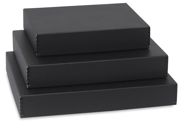 Open in modal - Lineco Museum Storage Boxes - 3 boxes stacked
