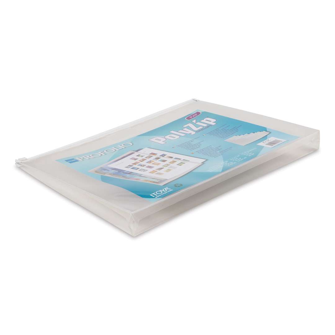 Open in modal - Itoya PolyZip Envelope - 12" x 9", Clear