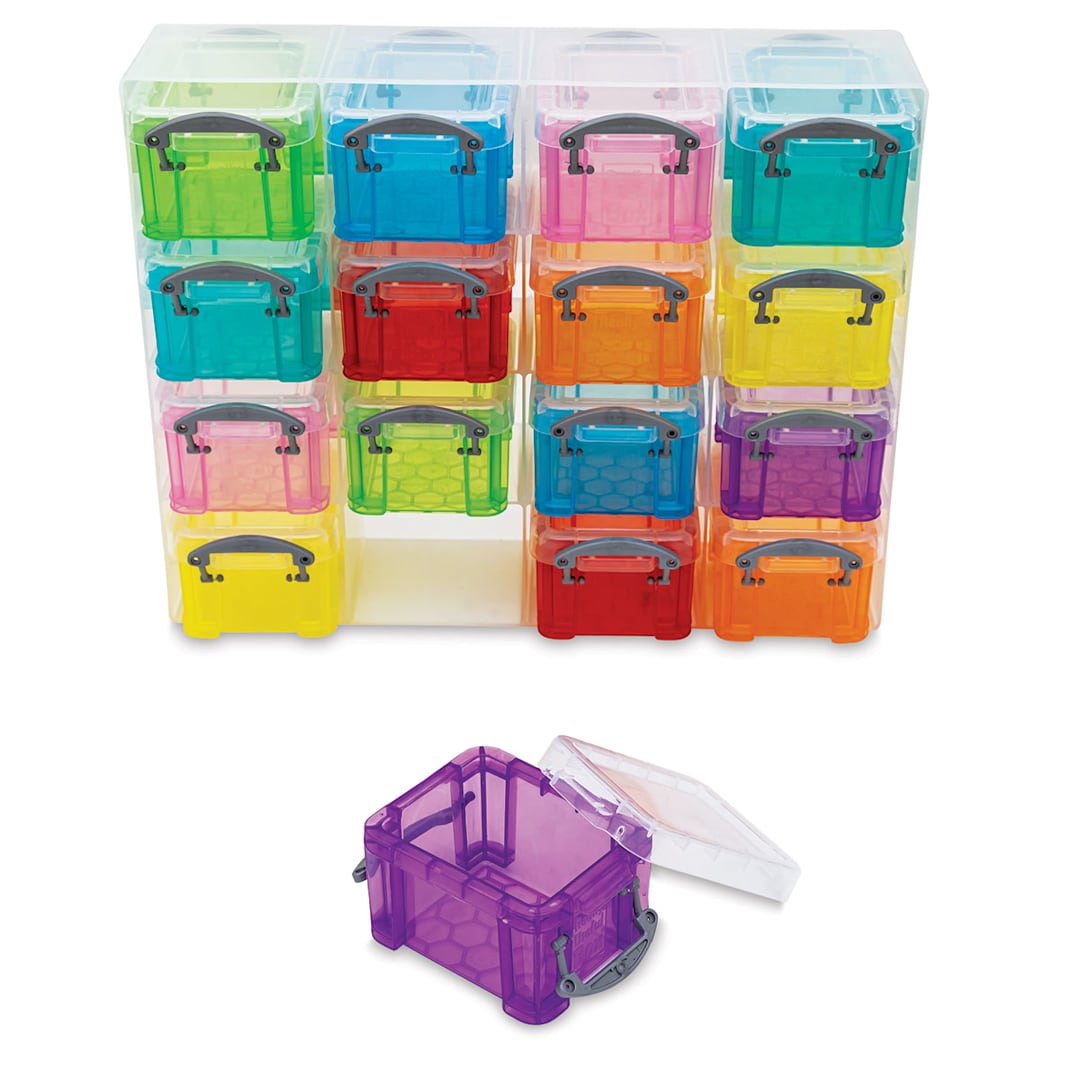 Open in modal - Desktop Craft Organizer (with one box removed and lid off)