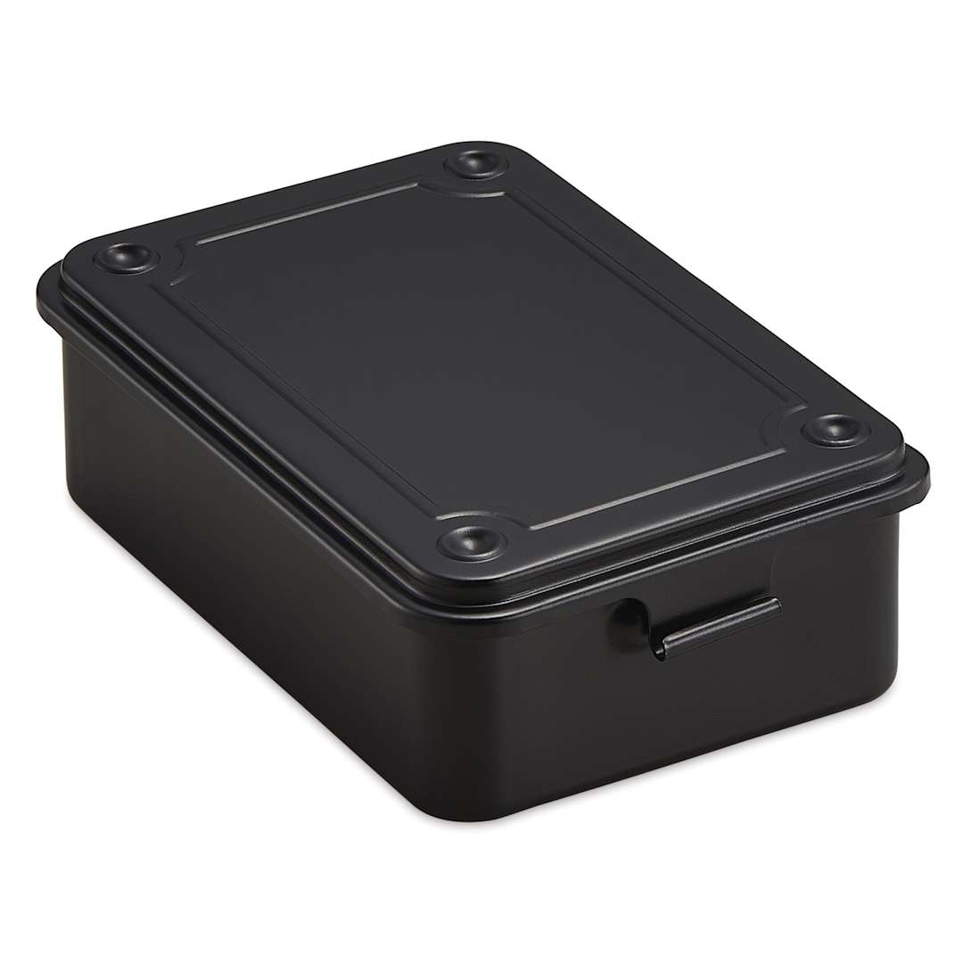 Open in modal - Toyo Stackable Storage Box T-150 - Black, 6" x 4" x 2"