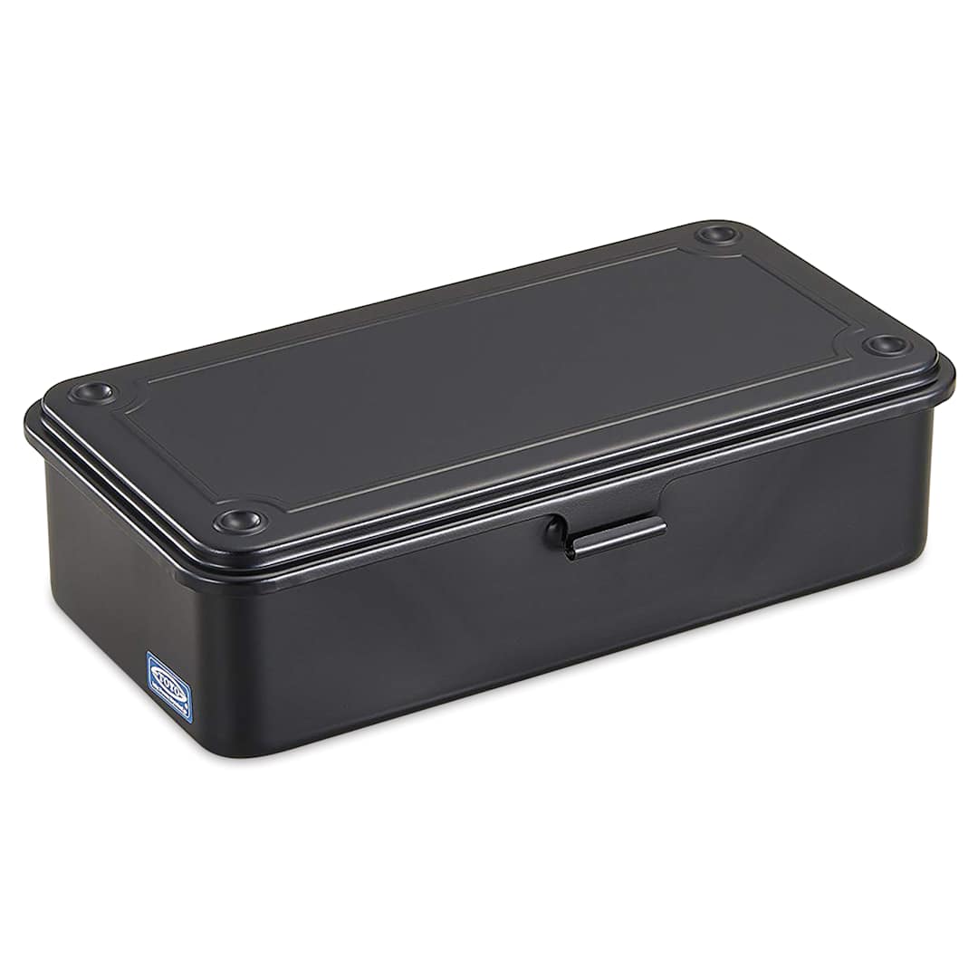 Open in modal - Toyo Stackable Storage Box T-190 - Black, 8" x 4" x 2"