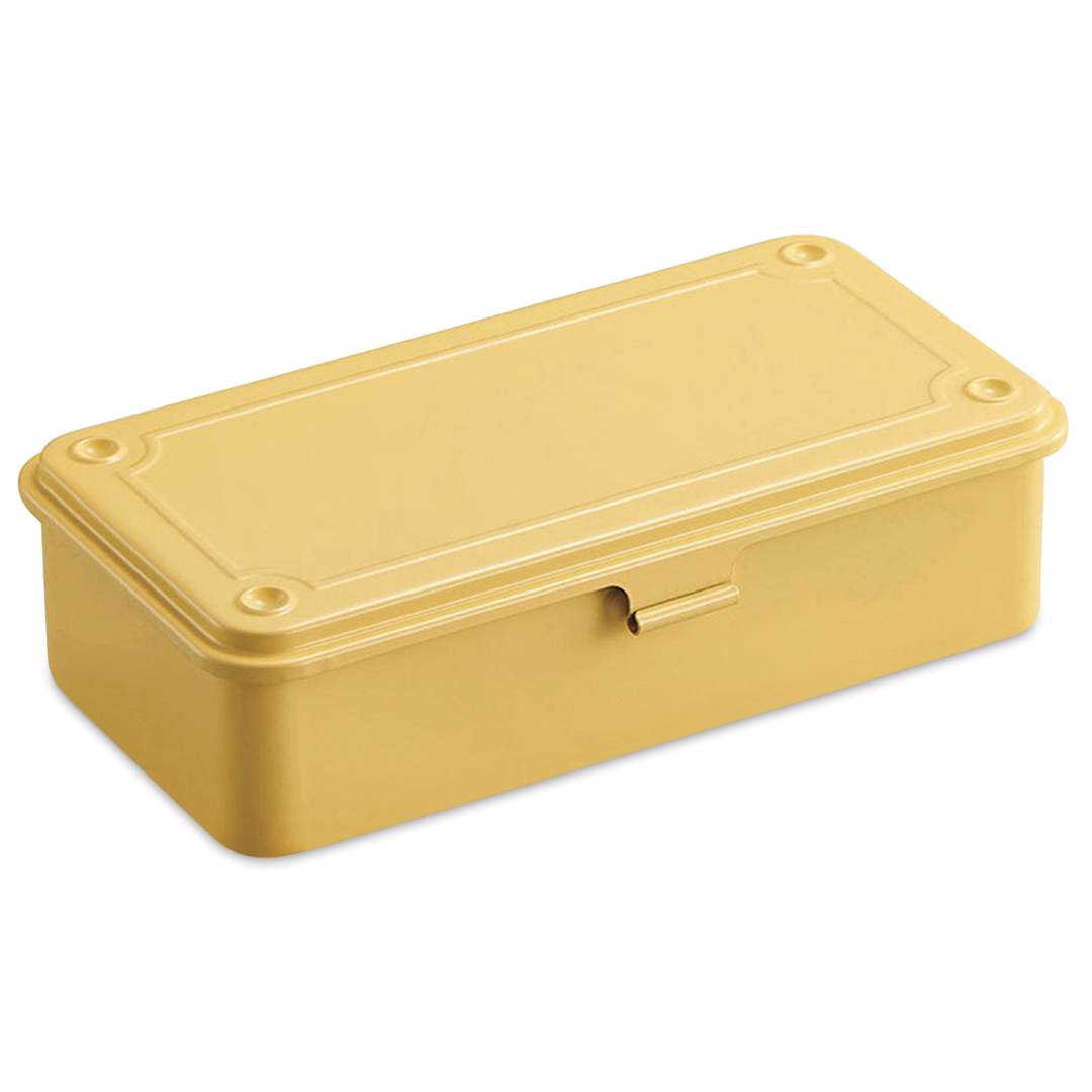 Open in modal - Toyo Stackable Storage Box T-190 - Yellow, 8" x 4" x 2"