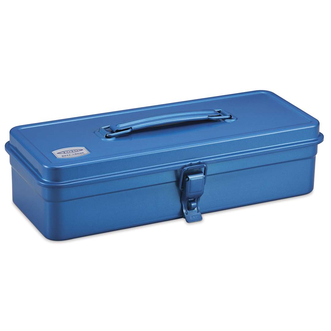 Open in modal - Toyo Trunk Shape T-320 Toolbox - Blue, 12.5" x 4.9" x 3.3"