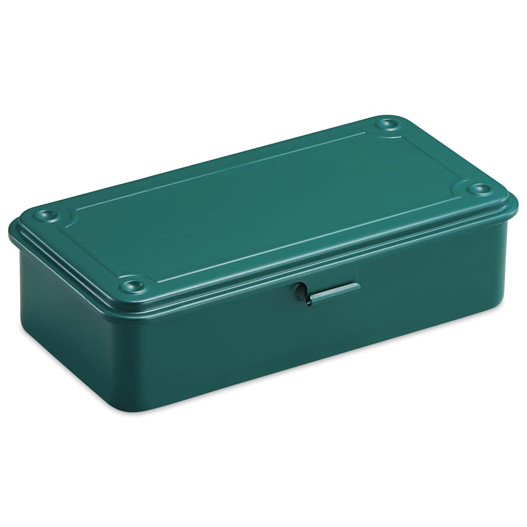 Open in modal - Toyo Stackable Storage Box T-190 - Antique Green, 8" x 4" x 2"