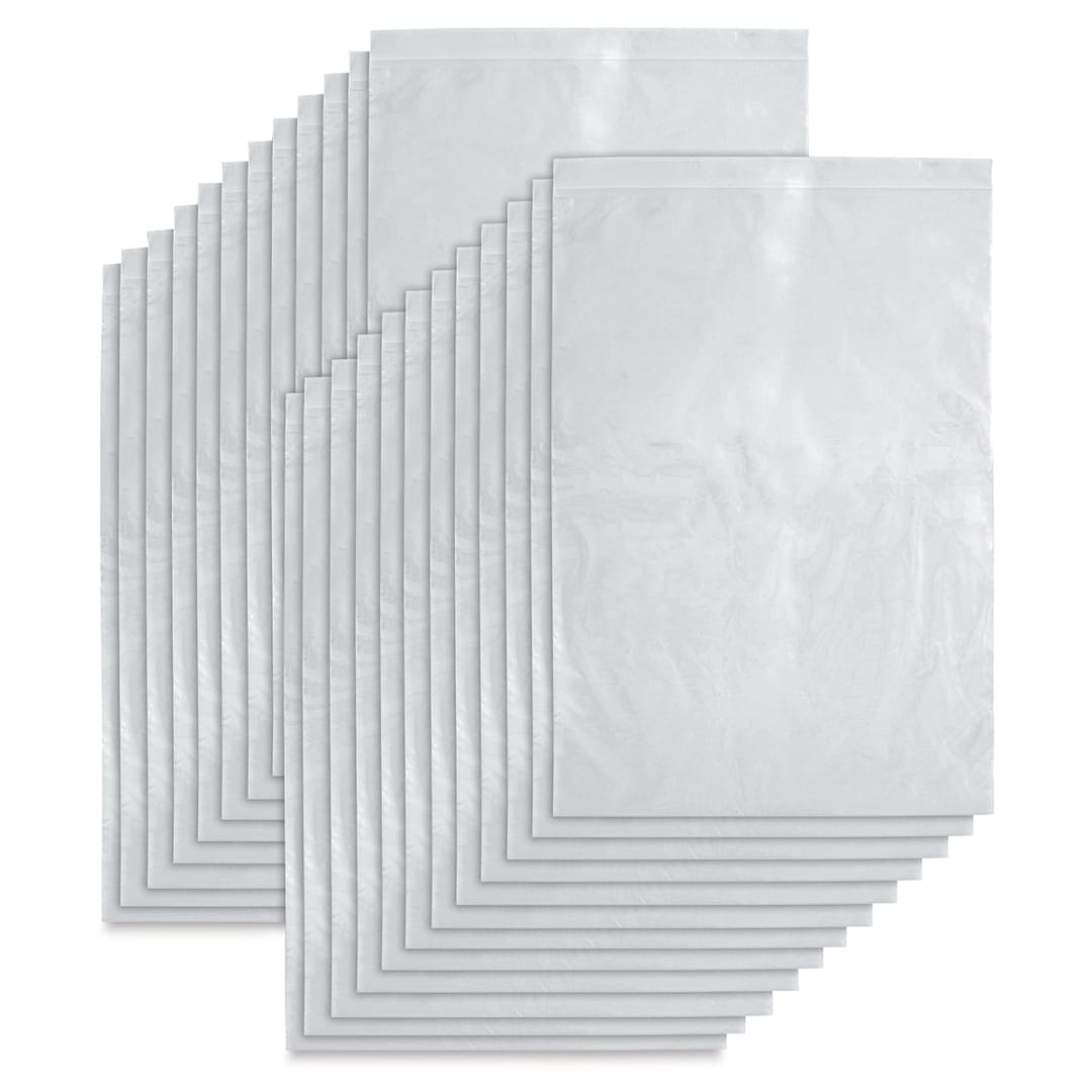 Open in modal - Uline Reclosable Poly Bags, 14" x 20", Pack of 24