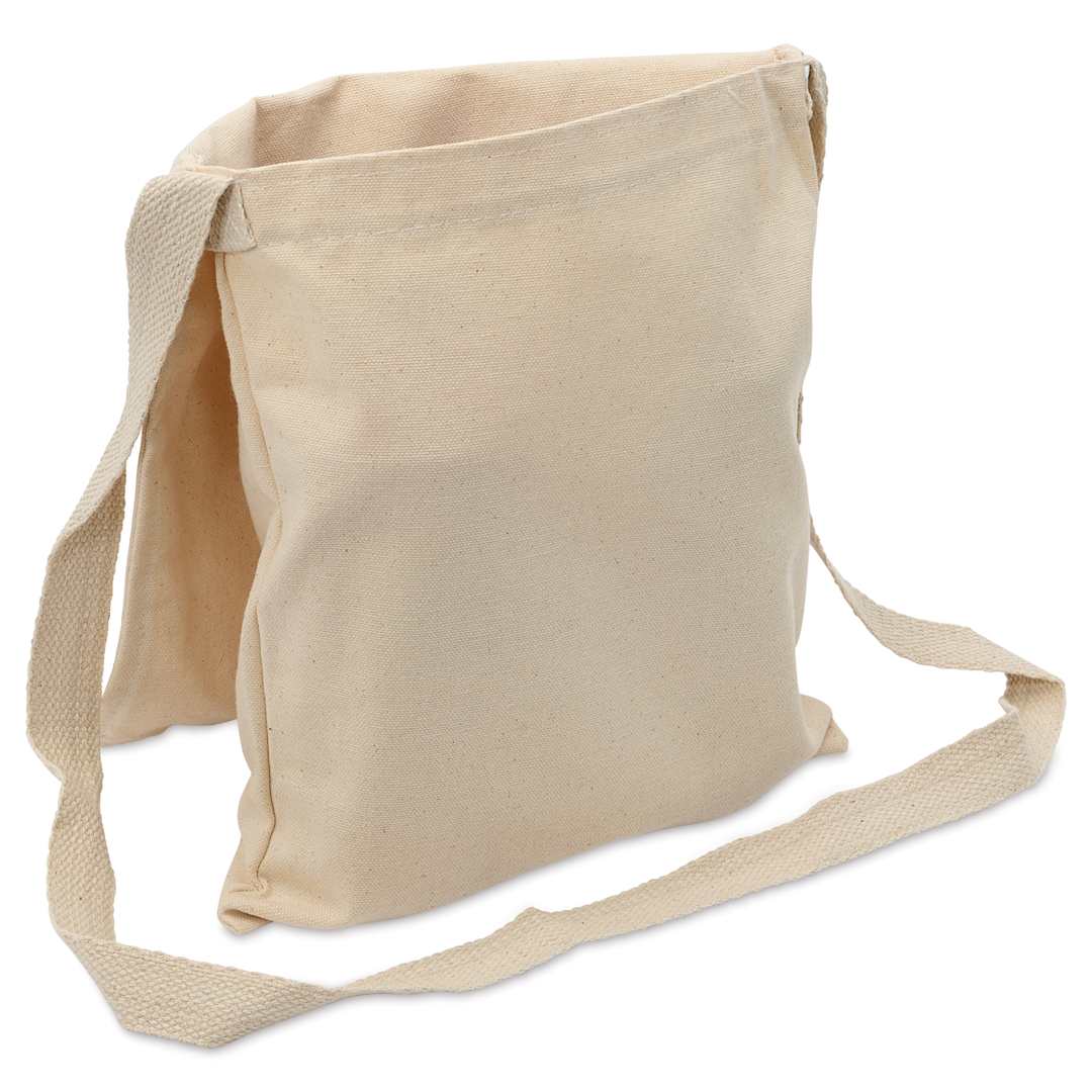 Open in modal - Wear'm Canvas Book Bag angled view