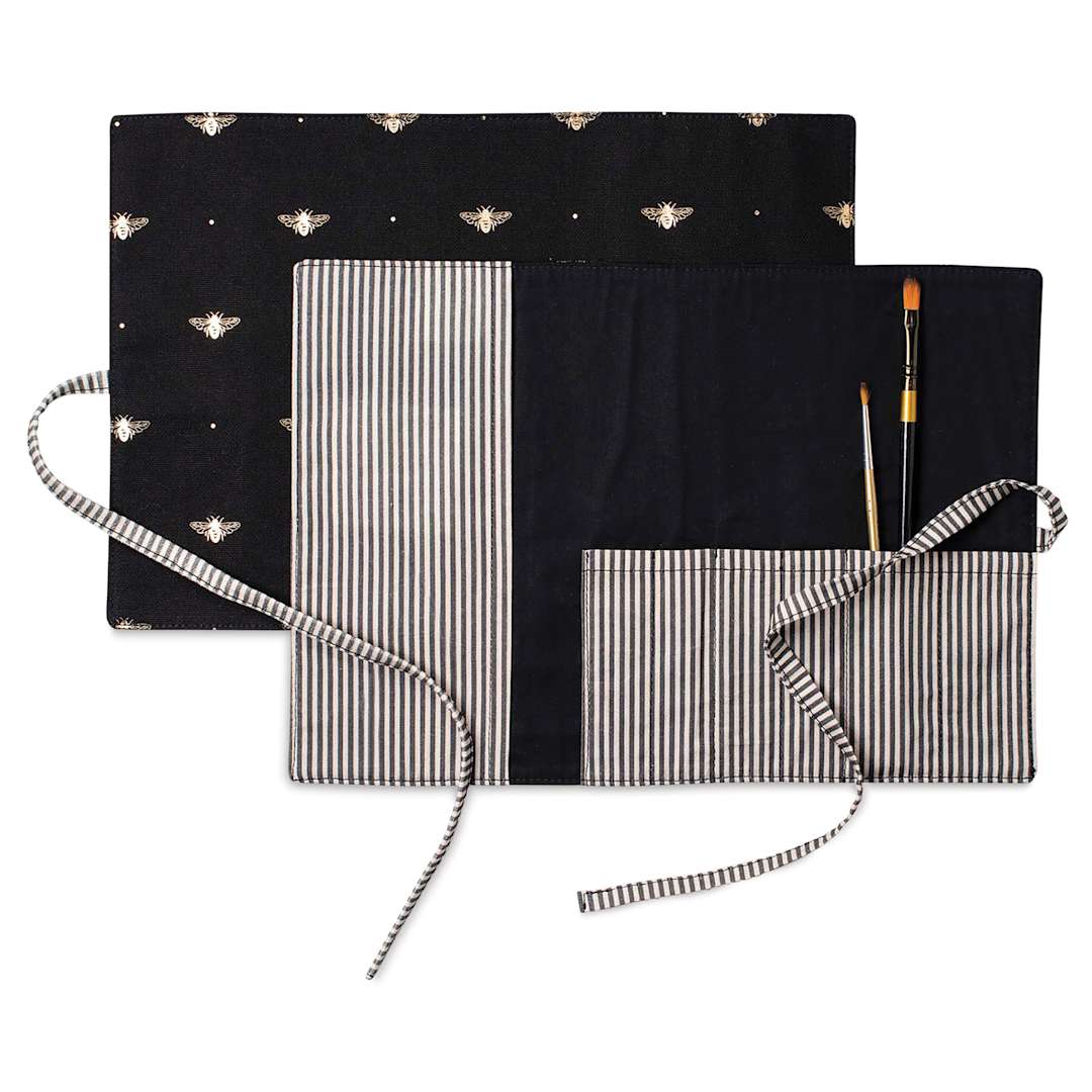 Open in modal - Fringe Studio Bee Roll-Up Pouch - 8" x 11-1/2"