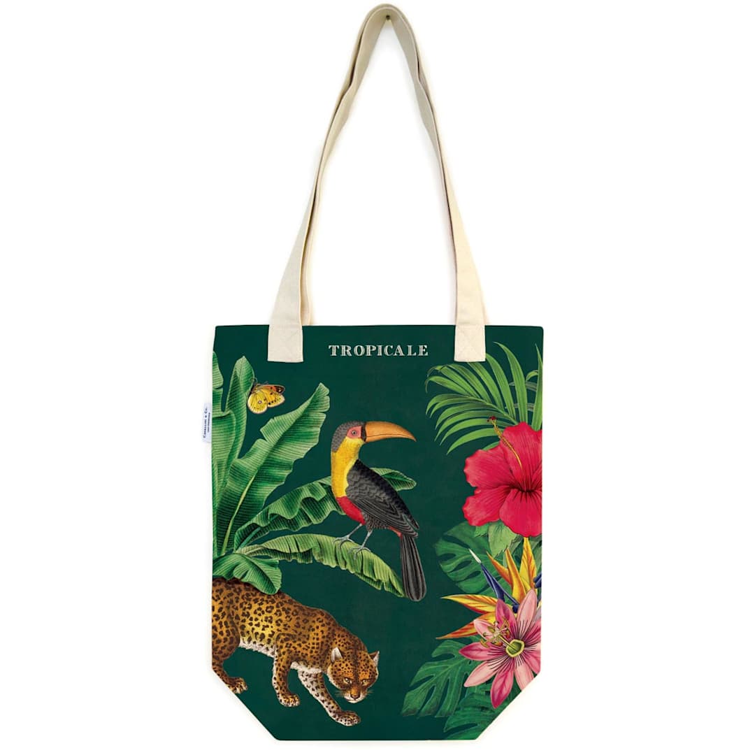 Open in modal - Vintage Inspired Tote Bags Tropicale