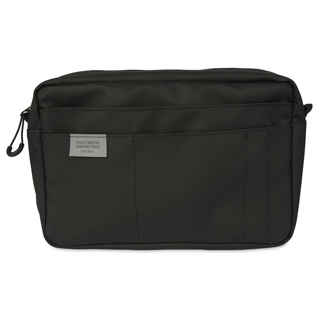 Open in modal - Delfonics Water Repellent Inner Carrying Case - Black, 7.25" x 10.5" x 2.56", front