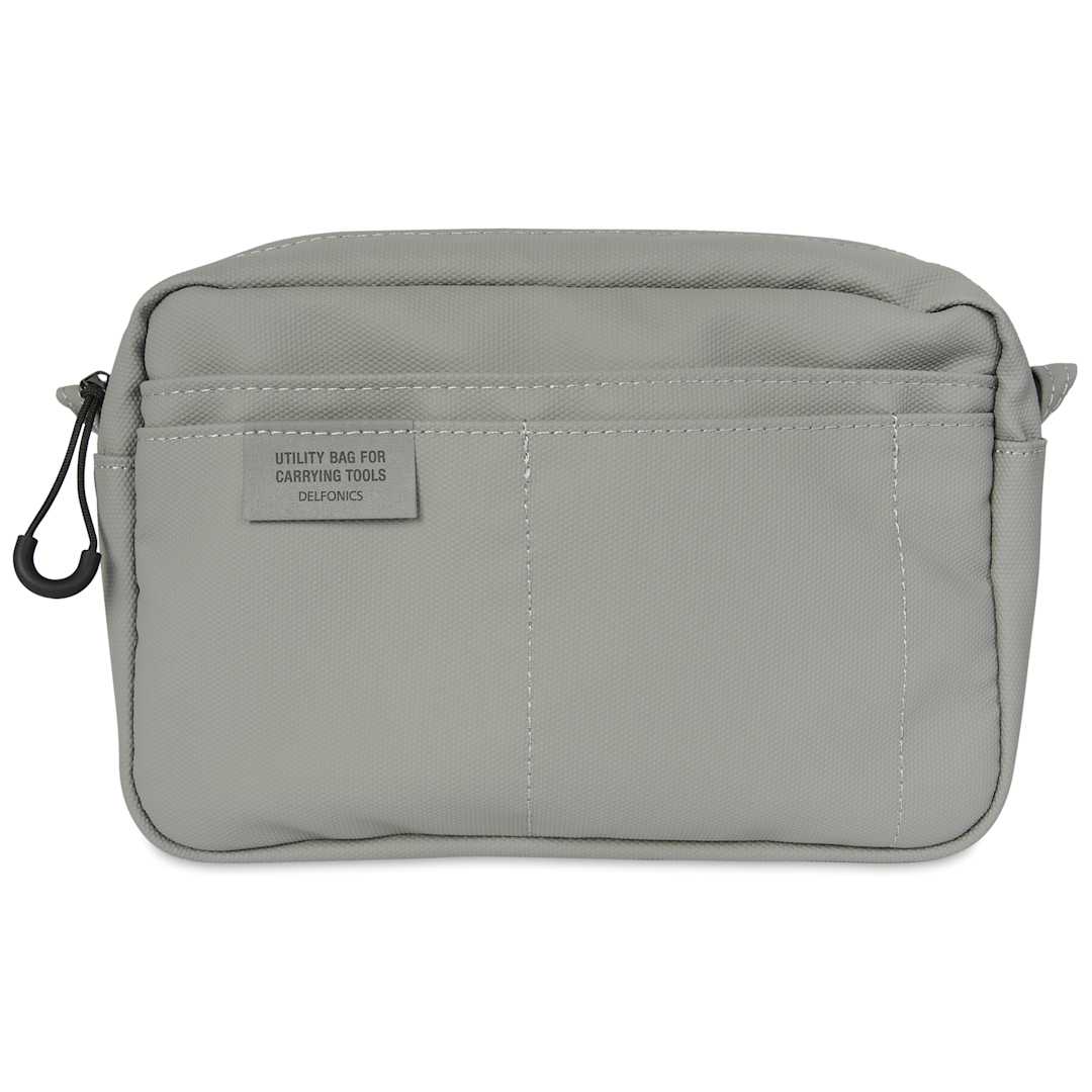 Open in modal - Delfonics Water Repellent Inner Carrying Case - Light Gray, 5.5" x 7.5" x 2.2", front