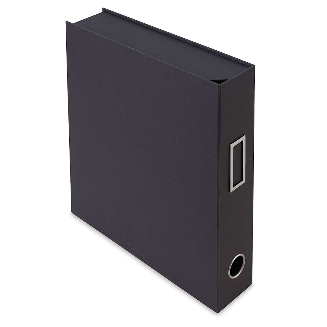 Open in modal - Itoya ProFolio Art & Desk Organizer - Angled view of closed Black Organizer
