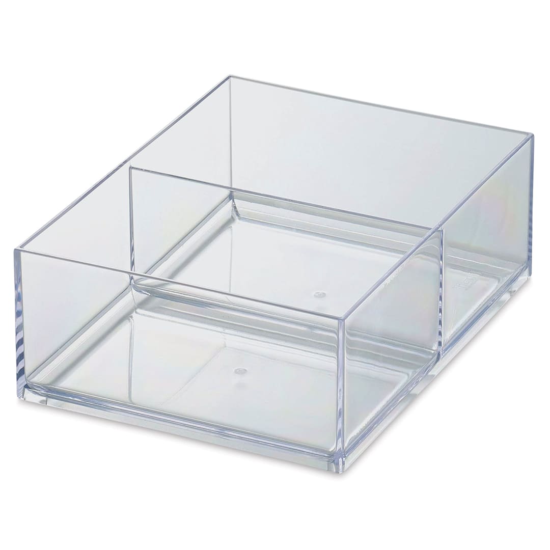 Open in modal - Like-It Stackable Tray - Small, 2 Deep Divisions