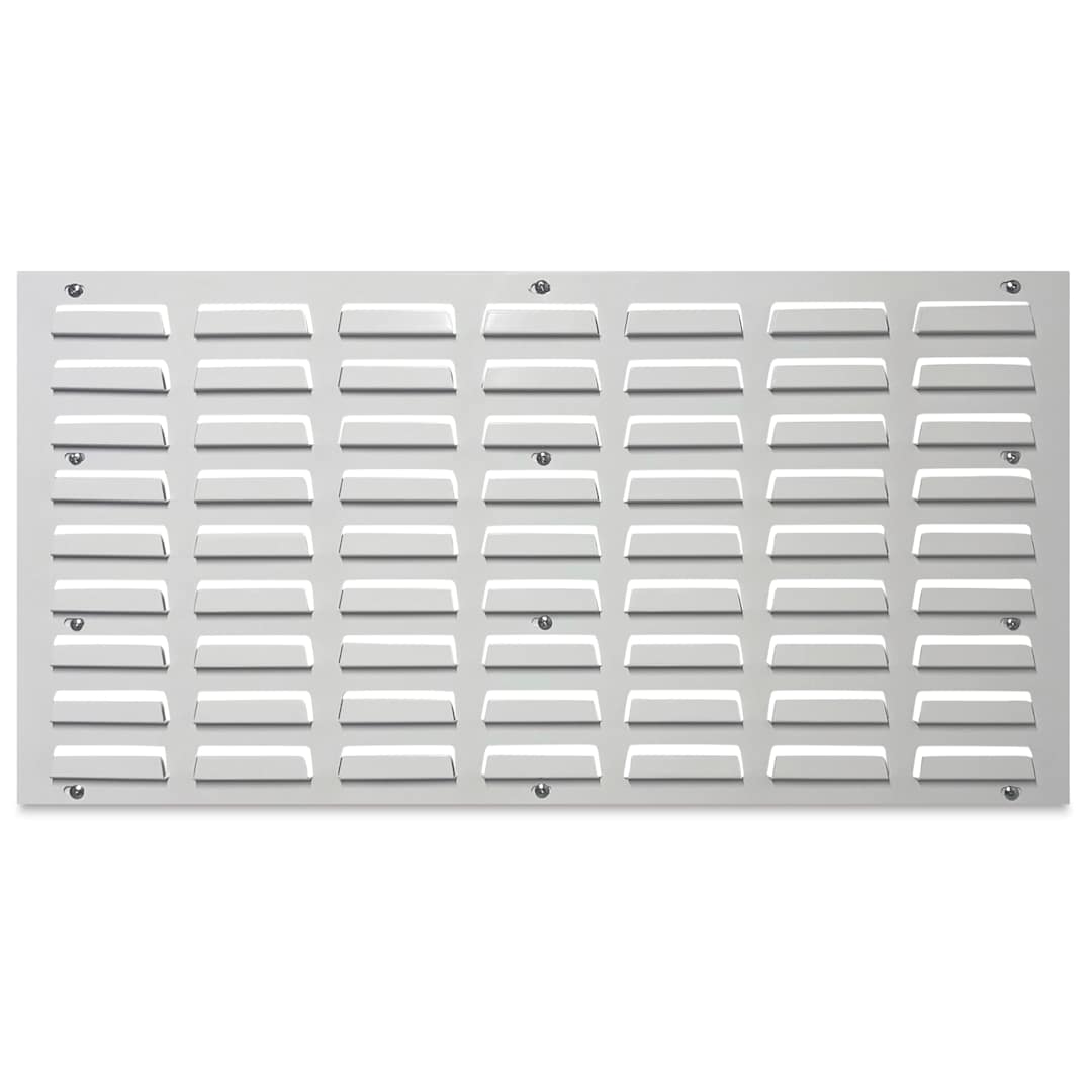 Open in modal - Diamond Storage Solutions Steel Louvered Panels - 36" x 19", Pkg of 2