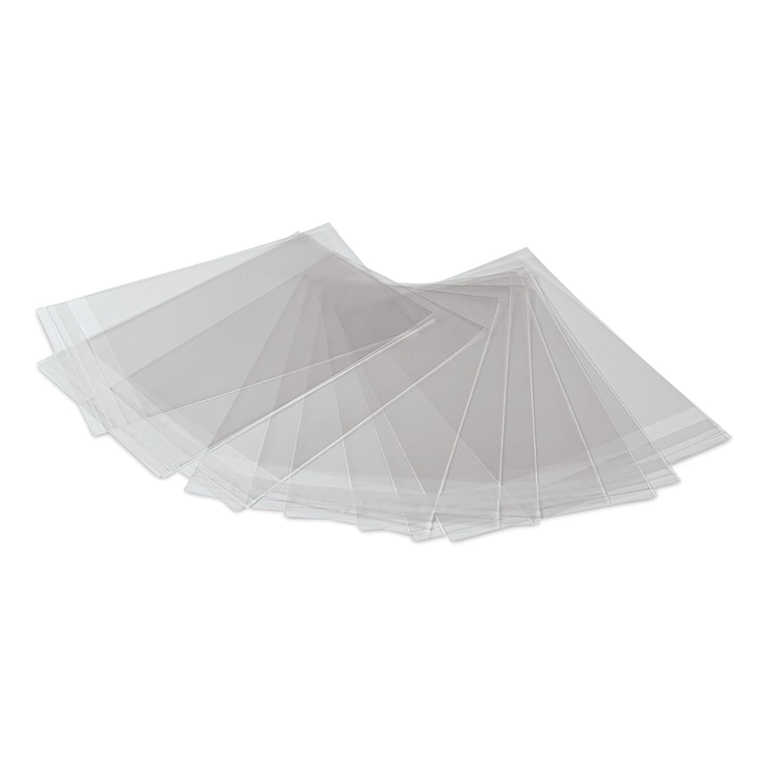 Open in modal - Blick Archival Bag Pack - 5" x 7", Pkg of 10, fanned out