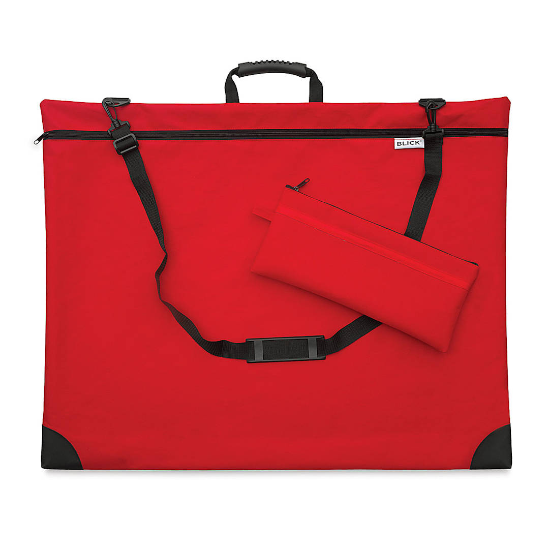 Open in modal - Blick Studio Series Softside Portfolio - 24" x 31", Red (Shown with utility case)