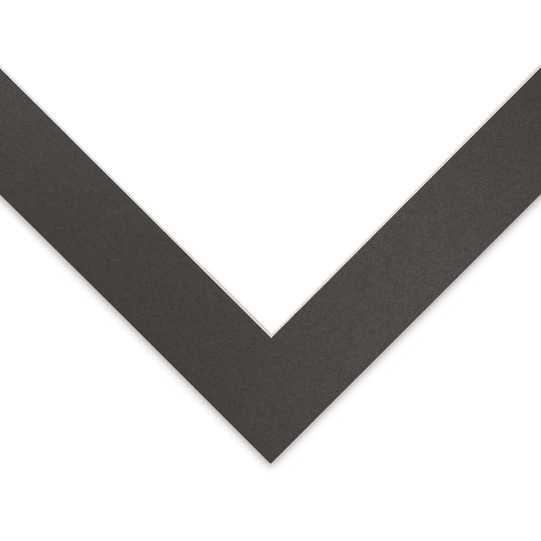 Open in modal - Blick Pre-Cut Mat - Cinder, 16" x 20" (11-3/4" x 15-3/4" Opening)