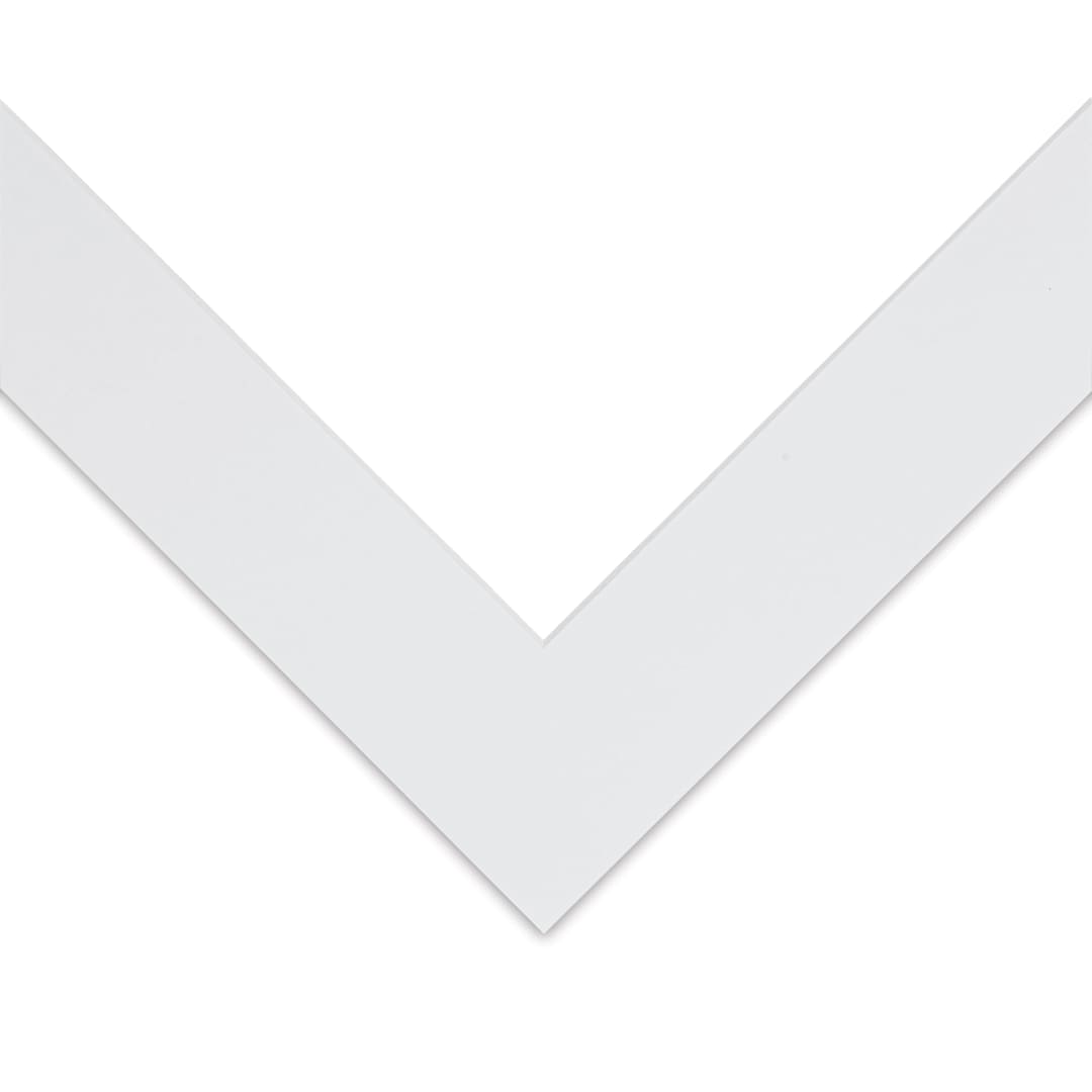Open in modal - Blick Pre-Cut Mat - Manor White, 12" x 12" (7-3/4" x 7-3/4" Opening)