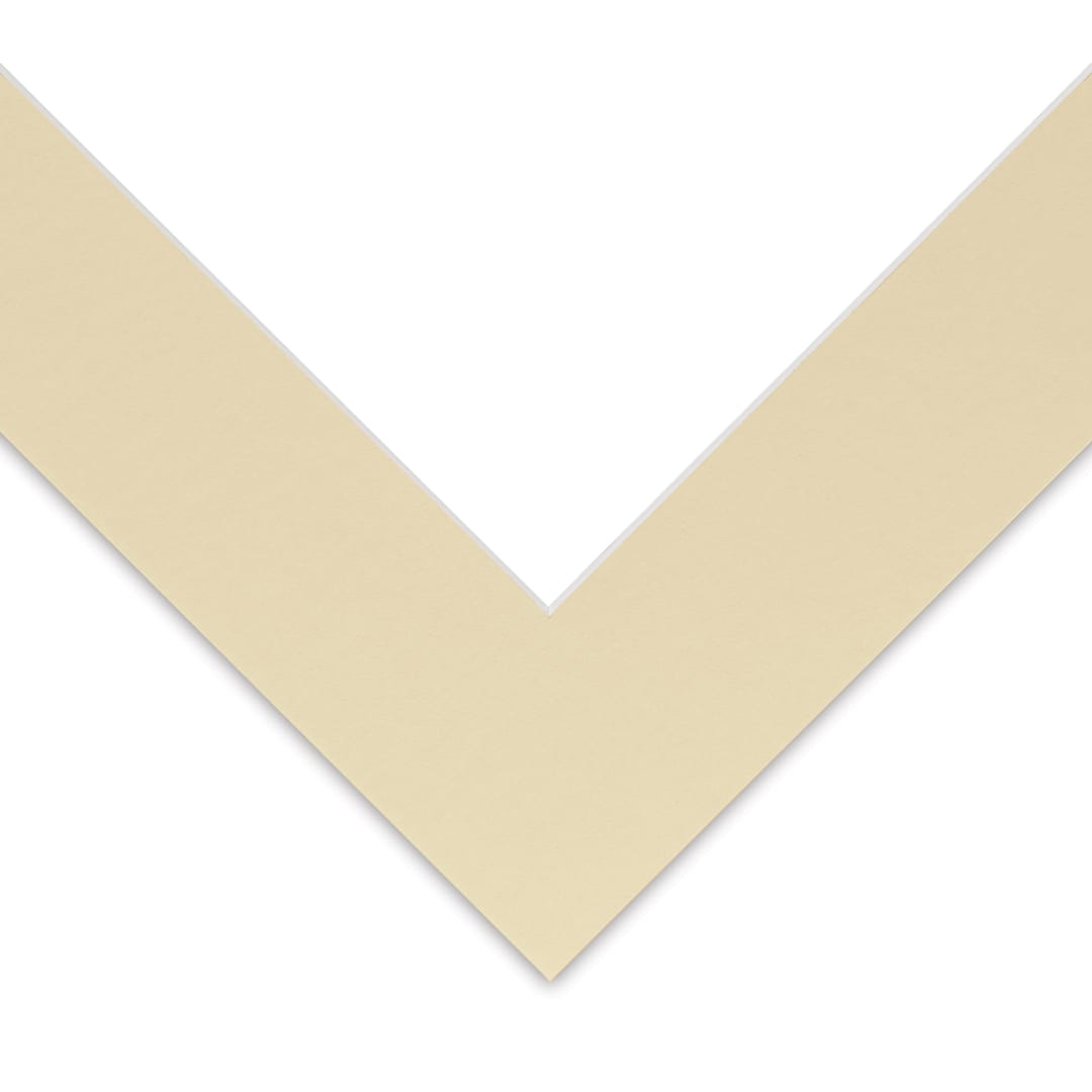 Open in modal - Blick Pre-Cut Mat Single - Cream, 9" x 12" (5-1/2" x 8-1/2" Opening)