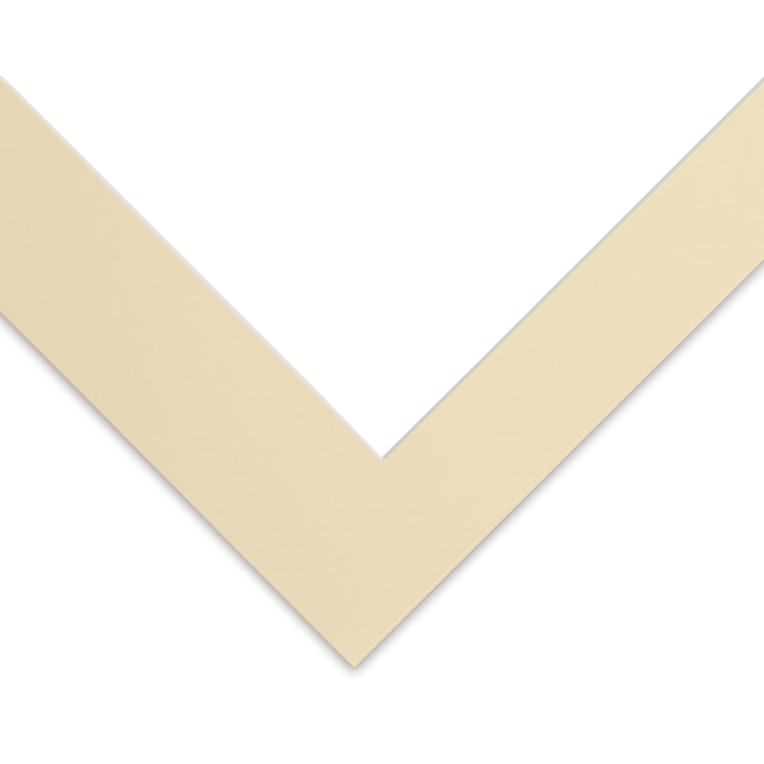 Open in modal - Blick Pre-Cut Mat - Cream, 12" x 16" (8-1/2" x 11-1/2" Opening)