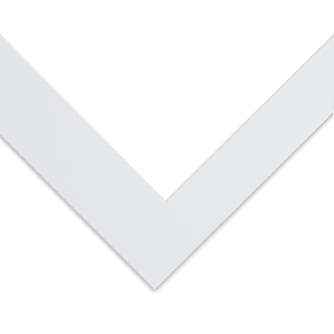 Open in modal - Blick Pre-Cut Mat - Manor White, 12" x 16" (8-1/2" x 11-1/2" Opening)