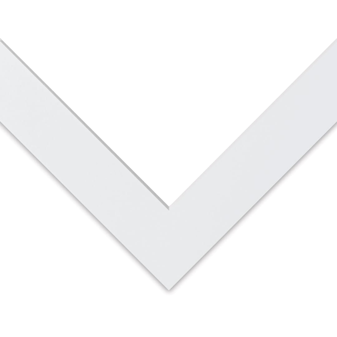 Open in modal - Blick Pre-Cut Mat - Manor White, 8" x 10" (5-3/4" x 7-3/4" Opening)