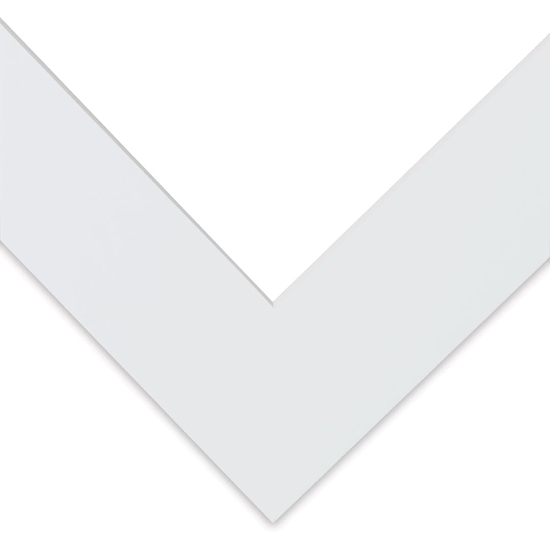 Open in modal - Blick Pre-Cut Mat - Manor White, 8" x 10" (4-1/2" x 6-1/2" Opening)
