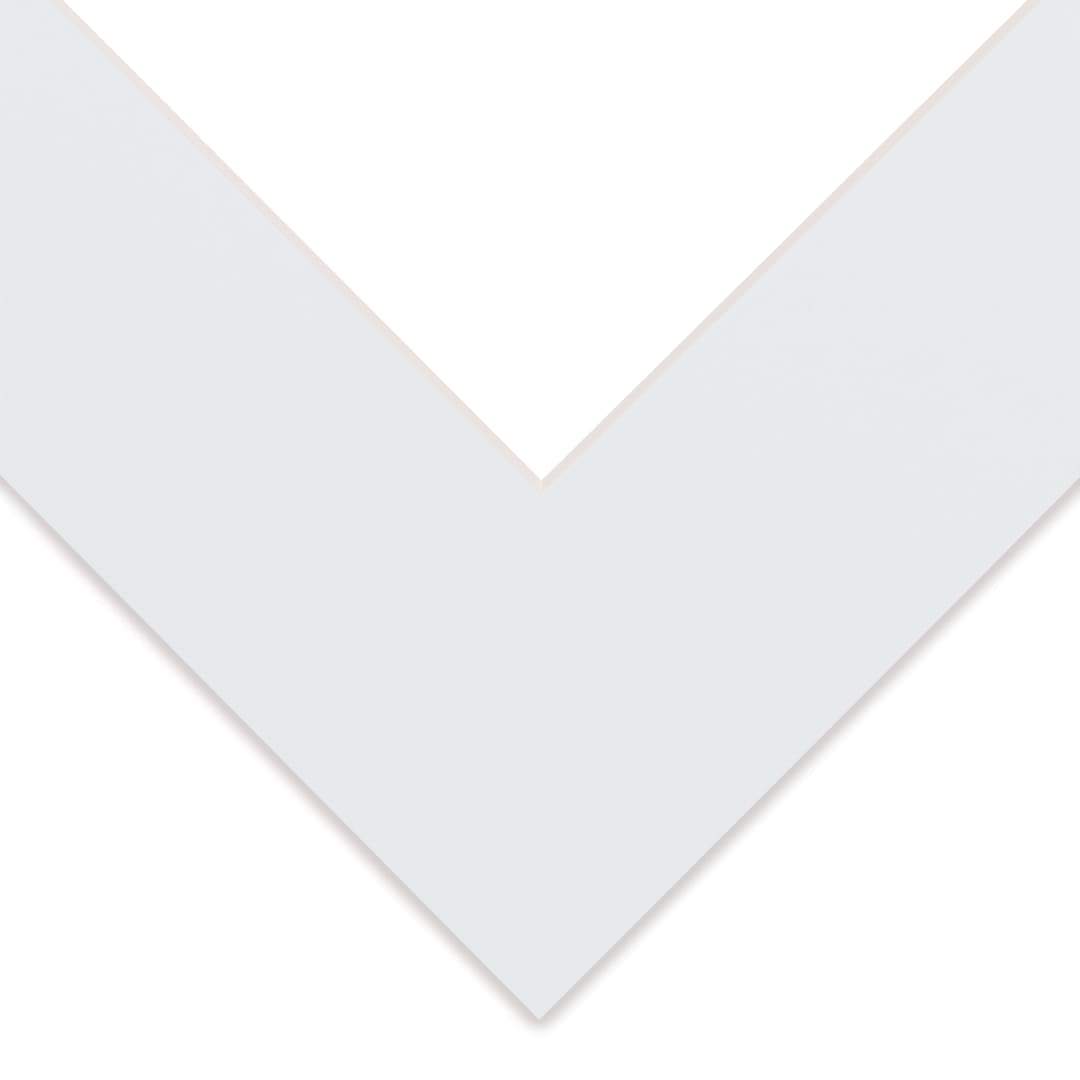 Open in modal - Blick Pre-Cut Mat - Manor White, 8" x 10" (3-3/4" x 5-3/4" Opening)