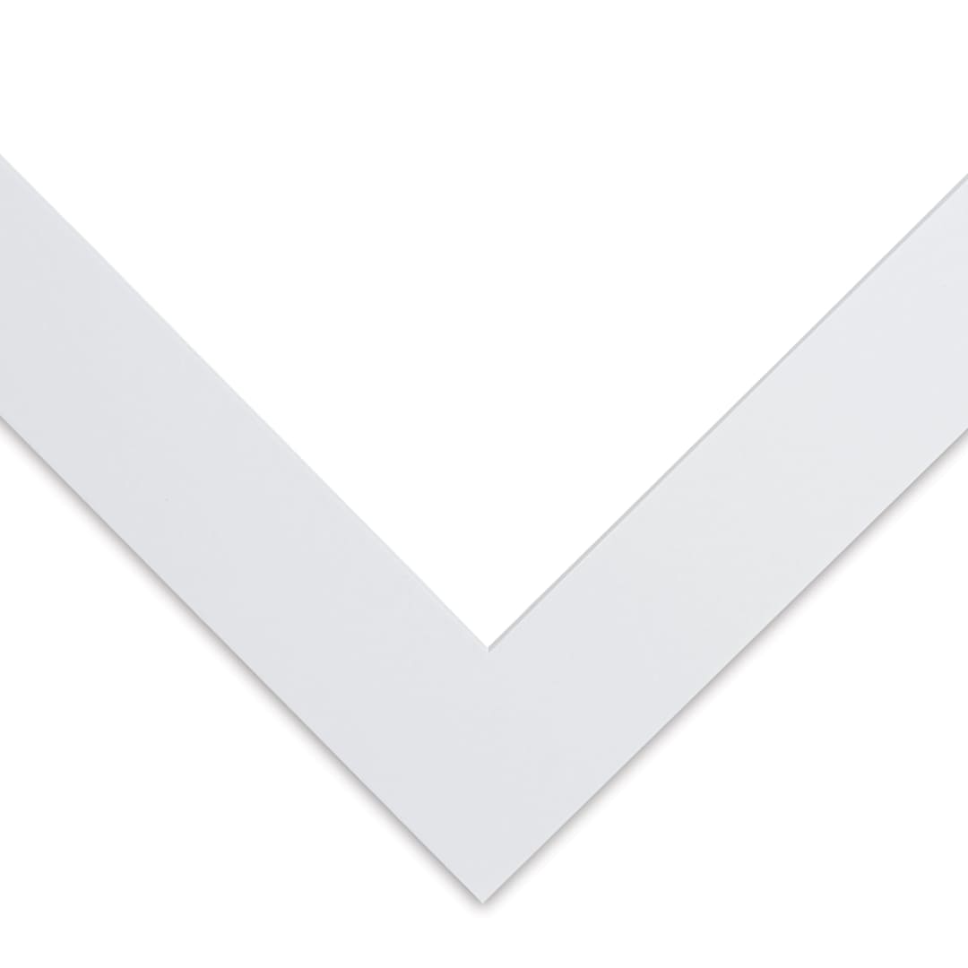Open in modal - Blick Pre-Cut Mat - Manor White, 16" x 20" (11-3/4" x 15-3/4" Opening)