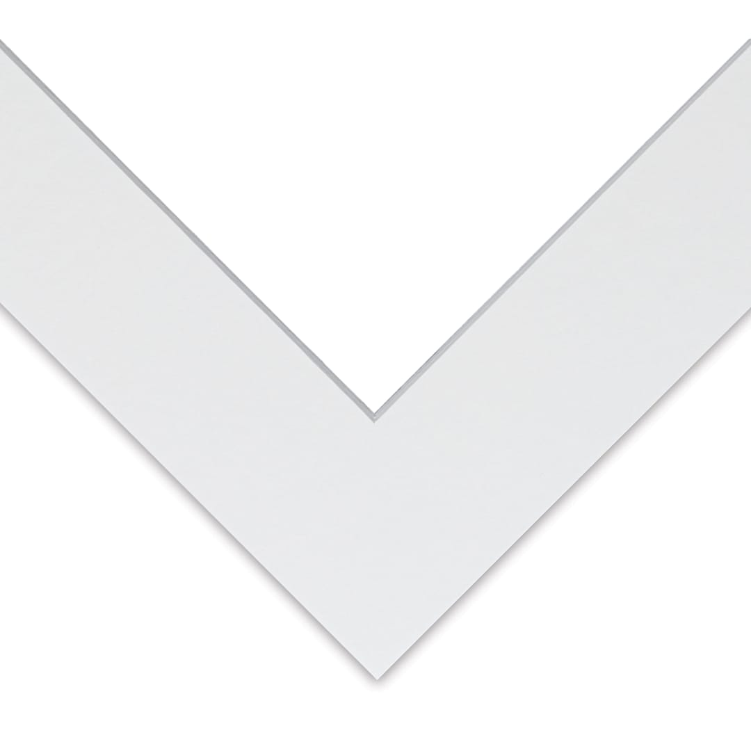 Open in modal - Blick Pre-Cut Mat Single - Manor White, 9" x 12" (5-1/2" x 8-1/2" Opening)