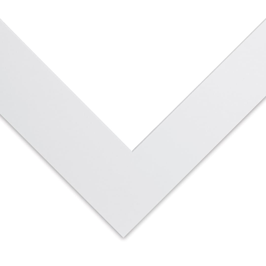 Open in modal - Blick Pre-Cut Mat - Manor White, 16" x 20" (10-1/2" x 13-1/2" Opening)