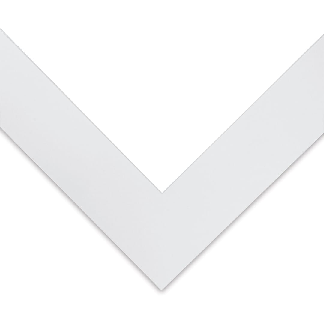Open in modal - Blick Pre-Cut Mat - Manor White, 18" x 24" (11-3/4" x 17-3/4" Opening)