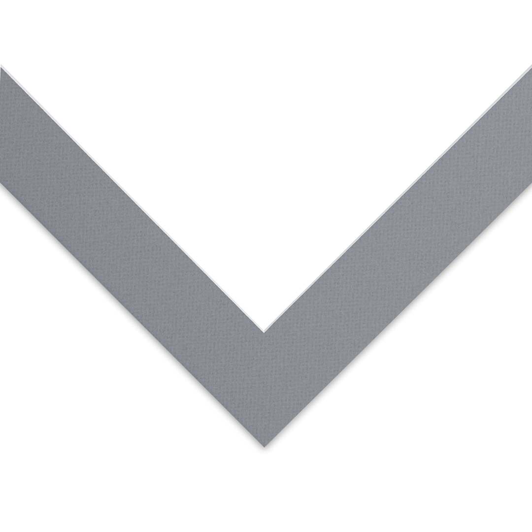 Open in modal - Blick Pre-Cut Mat - Bar Harbor Gray, 16" x 20" (11-3/4" x 15-3/4" Opening)