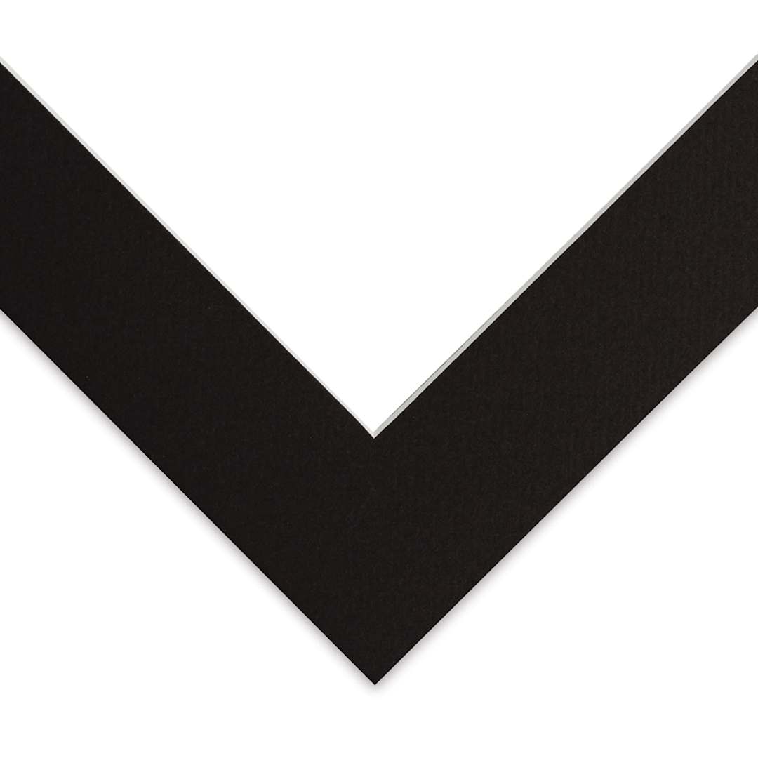 Open in modal - Blick Pre-Cut Mat - Raven Black, 12" x 12" (7-3/4" x 7-3/4" Opening)