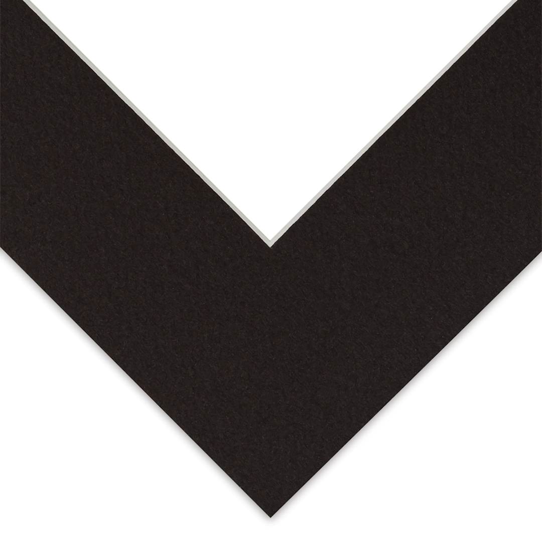 Open in modal - Blick Pre-Cut Mat - Raven Black, 8" x 8" (3-3/4" x 3-3/4" Opening)