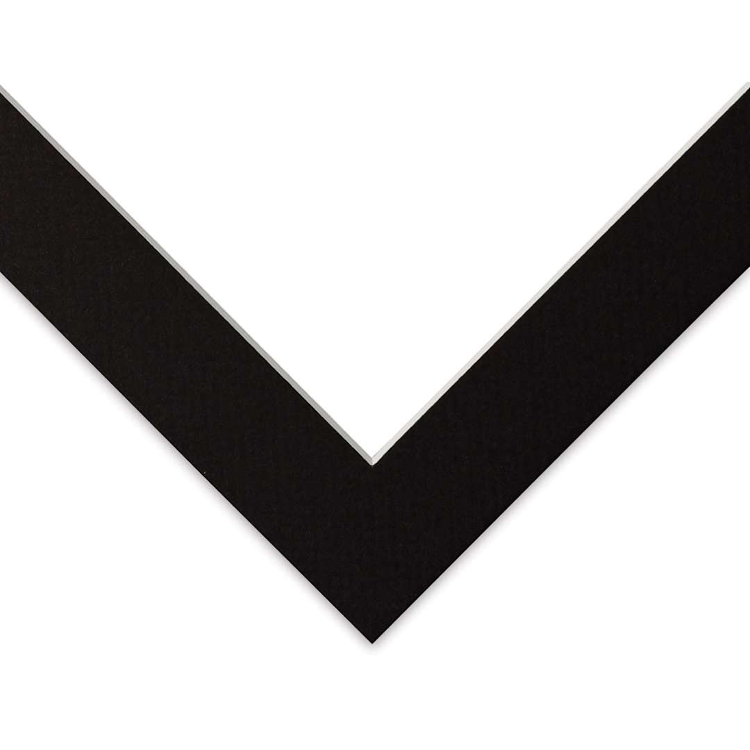 Open in modal - Blick Pre-Cut Mat - Raven Black, 8" x 10" (5-3/4" x 7-3/4" Opening)