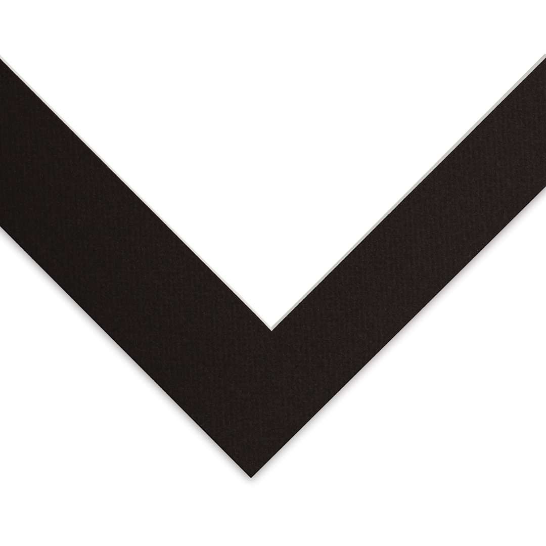 Open in modal - Blick Pre-Cut Mat - Raven Black, 12" x 16" (8-1/2" x 11-1/2" Opening)