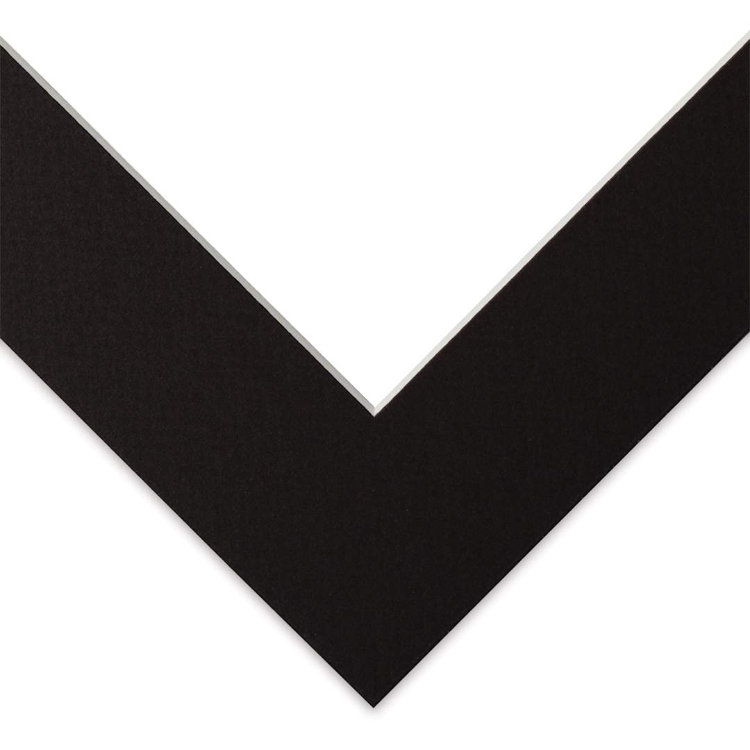 Open in modal - Blick Pre-Cut Mat - Raven Black, 8" x 10" (4-1/2" x 6-1/2" Opening)